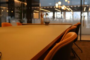 Professional conference room representing a fractional marketing strategy consultation in Dallas Texas